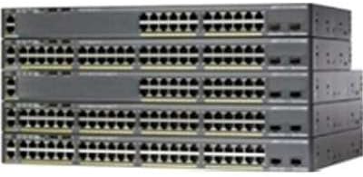 Сайтът се подреждат една върху друга Gigabit switch Catalyst WS-C2960X-48TS-L с 48 порта и 4 ОБНОВЕНИ SFP