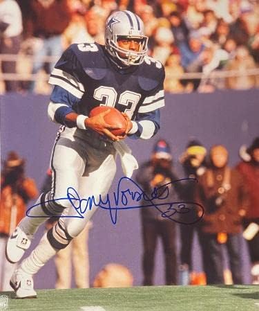 Тони Дорсетт подписа снимка № 33 Далас Ковбойз NFL 8Х10 - Снимки NFL с автограф