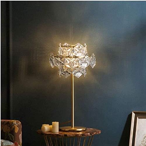 WSSBK Модерна Кристален Настолна Лампа Нощна Лампа за Спални Креативна Романтична Благородна Настолна Лампа За Дневна