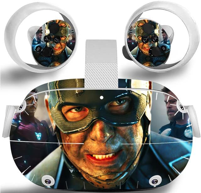 Стикер за виртуална Слушалки и контролер Leader Hero Oculus Quest 2, Vinyl Стикер за виртуална Слушалки и контролер,